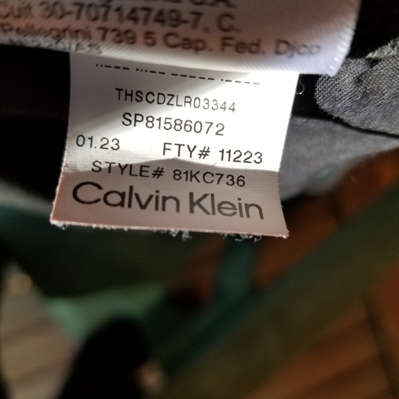 Skinny Jean's Calvin Klein Womans Pants w34 x l32 Black Bangladesh 81kc736 - Picture 16 of 16